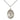 Sterling Silver Our Lady of All Nations Medal Necklace 3/4 inch by 1/2 inch with 18 inch chain by Bliss