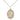 Gold Filled Our Lady of Peace Medal Necklace 3/4 inch pendant with 18 inch chain by Bliss Manufacturing