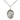 Sterling Silver Our Lady of the Railroad Pendant Necklace 3/4 inch x 1/2 inch on 18 inch chain by Bliss