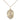 14kt Gold Filled St. Alice Medal Necklace 3/4 inch pendant 18 inch chain handmade by Bliss