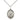 Sterling silver Blessed Trinity pendant necklace with three interlocking circles, 3/4 inch medium size, 18 inch chain by Bliss