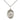Sterling Silver St. Rebecca Patron Saint Medal Necklace, 3/4 x 1/2 inch pendant with 18 inch chain, by Bliss Manufacturing
