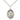Sterling silver St. Victoria patron saint medal necklace with 18 inch chain handcrafted by Bliss Manufacturing