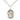 Sterling Silver St. Isaiah Patron Saint Medal Necklace 3/4 inch x 1/2 inch on 18 inch chain by Bliss