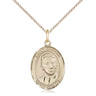 14kt Gold Filled St. Eugene de Mazenod Patron Saint Medal Necklace 3/4 x 1/2 inches 18 inch Chain by Bliss