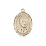 14kt Solid Gold St. Eugene de Mazenod Catholic Medal Pendant 3/4 x 1/2 inches handcrafted by Bliss