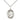 Sterling Silver St. Bruno patron saint medal necklace with 3/4 inch pendant on 18 inch chain by Bliss
