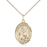 14kt Gold Filled St. James the Lesser Patron Saint Medal Necklace with 18 inch chain by Bliss