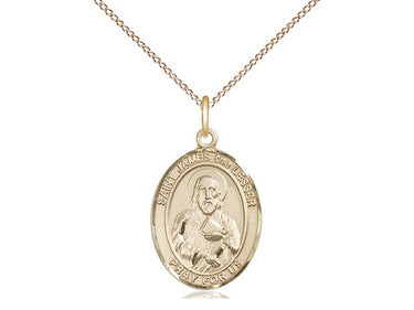 14kt Gold Filled St. James the Lesser Patron Saint Medal Necklace with 18 inch chain by Bliss