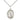 Sterling Silver St. James the Lesser Patron Saint Medal Necklace 3/4 x 1/2 inches on 18 inch Chain by Bliss