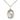 Sterling Silver St. Susanna Patron Saint Medal Necklace 3/4 x 1/2 inch with 18 inch chain by Bliss