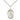 Sterling Silver St. Angela Merici Patron Saint Medal Necklace 3/4 x 1/2 inch on 18 inch Chain by Bliss