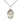 Sterling Silver Our Lady of Good Counsel Medal Necklace 3/4 x 1/2 inch with 18 inch Chain by Bliss