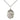 Sterling Silver Mater Dolorosa Our Lady of Sorrows Medal Necklace 3/4 x 1/2 with 18 inch Chain by Bliss