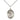 Sterling Silver St. Peter Nolasco Patron Saint Medal Necklace 3/4 x 1/2 inch with 18 inch chain by Bliss