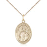 Gold Filled Our Lady of Consolation Medal Necklace 3/4 inch pendant on 18 inch chain by Bliss