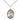 Sterling Silver Blessed Teresa of Calcutta patron saint medal necklace 3/4 inch by 1/2 inch with 18 inch chain by Bliss