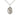 Sterling Silver St. Fiacre patron saint medal necklace with 18 inch chain, handcrafted by Bliss