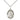 Sterling Silver St. Joseph of Arimathea patron saint medal necklace 3/4 inch by 1/2 inch with 18 inch chain made by Bliss