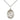Sterling Silver St. Pius X patron saint medal necklace with 18 inch chain, handcrafted by Bliss Manufacturing