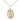 14kt Gold Filled Our Lady of Victory Medal Necklace 3/4x1/2 inch pendant 18 inch chain Bliss USA