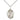 Sterling Silver St. Roch Catholic patron saint medal necklace 3/4 inch pendant 18 inch chain Bliss