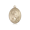 14kt solid gold St. Amelia patron saint medal pendant 3/4 inch by Bliss Manufacturing