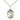 Sterling Silver St. Zoe of Rome Patron Saint Medal Necklace 3/4 x 1/2 inches with 18 inch chain by Bliss