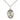 Sterling Silver St. Ronan Patron Saint Medal Necklace 3/4 x 1/2 inch with 18 inch Chain by Bliss