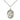 Sterling silver St. Malachy O'More patron saint medal necklace with 18 inch chain by Bliss Manufacturing