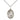 Sterling Silver St. Edburga of Winchester Medium Patron Saint Medal Necklace 3/4 x 1/2 with 18 Inch Chain by Bliss