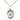 Sterling Silver St. Luigi Orione medium patron saint medal necklace 3/4 x 1/2 inch on 18 inch chain by Bliss