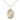 14kt gold filled St. Hannibal di Francia patron saint medal necklace, 3/4x1/2 inch pendant on 18 inch chain, handcrafted by Bliss Manufacturing USA
