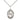 Sterling Silver St. Edmund Campion Medium Patron Saint Medal Necklace 3/4 x 1/2 inch on 18 inch Chain by Bliss