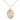 14kt Gold Filled Immaculate Heart of Mary medal necklace 3/4 x 1/2 inch pendant 18 inch chain by Bliss