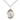 Sterling Silver St. Rafta Patron Saint Medal Necklace 3/4x1/2 inch with 18 inch Curb Chain by Bliss