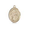 14kt Solid Gold St Nimatullah Patron Saint Medal Pendant 3/4 inch by 1/2 inch handcrafted by Bliss