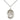 Sterling Silver St. Nimatullah patron saint medal necklace with 18 inch chain, 3/4 x 1/2 inch pendant, handcrafted by Bliss