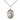 Sterling silver St. Clement medal necklace with 3/4 inch pendant on 18 inch curb chain by Bliss