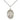 Sterling Silver Virgin of the Globe Catholic Medal Necklace 3/4 inch with 18 inch chain by Bliss