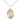Gold filled Our Lady of Tears Catholic medal necklace 3/4 x 1/2 inch pendant 18 inch chain Bliss