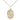 Gold Filled Our Lady of Grapes Medal Necklace 3/4 x 1/2 inch with 18 inch Chain by Bliss