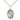 Sterling Silver St. Joachim Patron Saint Medal Necklace with 18 inch chain, 3/4 x 1/2 inch pendant, USA made by Bliss Manufacturing
