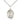 Sterling Silver St. Adrian of Nicomedia Medium Patron Saint Medal Necklace 3/4 x 1/2 inch on 18 inch chain handcrafted by Bliss