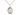 Sterling silver St. John Chrysostom patron saint medal necklace 3/4 inch by 1/2 inch on 18 inch chain by Bliss
