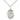 Sterling Silver St. Edwin Patron Saint Medal Necklace 3/4 inch by 1/2 inch with 18 inch chain handcrafted by Bliss Manufacturing