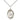 Sterling Silver St. Josemaria Escriva Medal Necklace 3/4 x 1/2 inch with 18 inch chain by Bliss