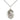 Sterling Silver St. Polycarp of Smyrna Patron Saint Medal Necklace 3/4 inch by 1/2 inch with 18 inch chain handmade by Bliss