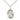 Sterling Silver St. Fina Patron Saint Medal Necklace 3/4 x 1/2 inch with 18 inch Chain by Bliss