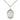 Sterling Silver St. Frances of Rome Patron Saint Medal Necklace 3/4 x 1/2 inch with 18 inch Chain by Bliss